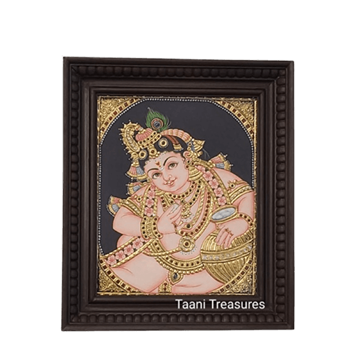 14" Krishna Tanjore Painting