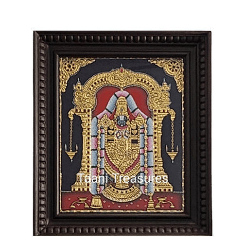 14" Lord Venkateshwara Tanjore Painting